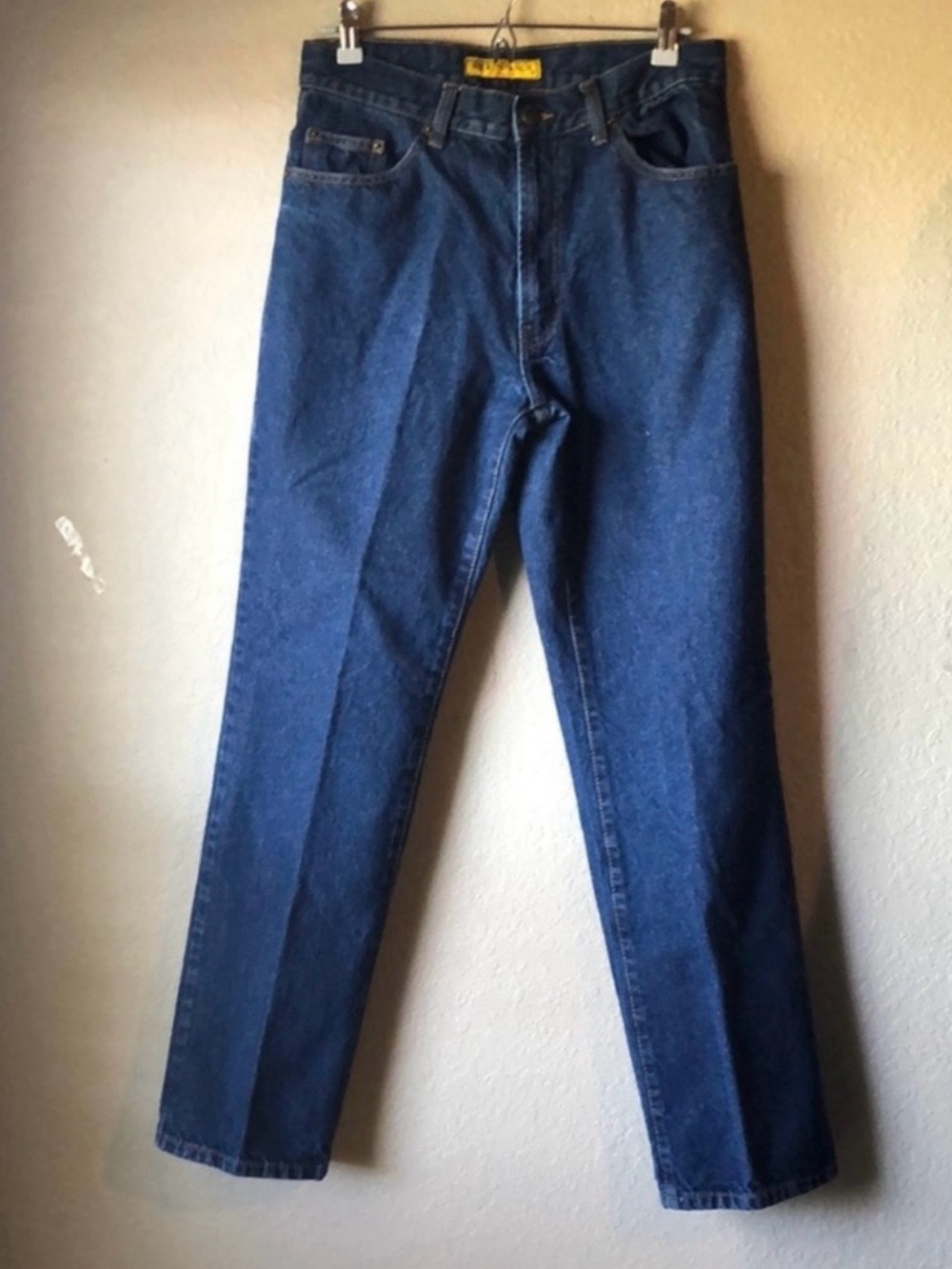 Real Ranch Jeans Men’s Straight Leg Denim Casual Cotton Blue Jeans Mens 31x32